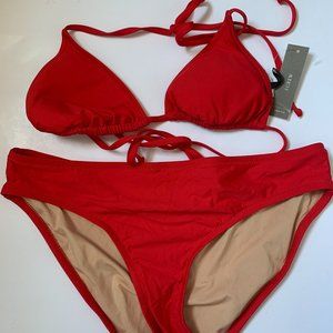 J Crew bikini, red size Medium